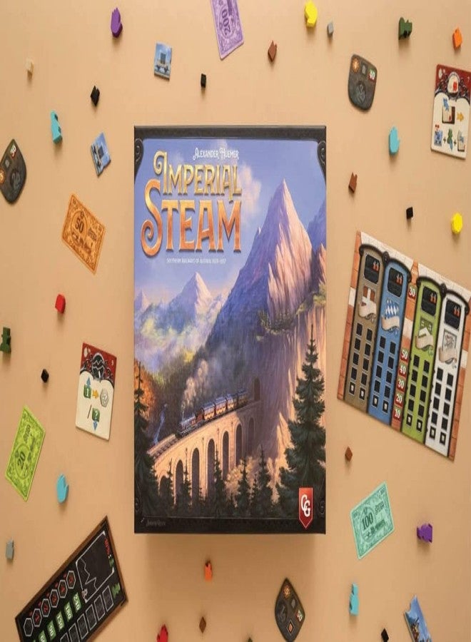 Capstone Games: Imperial Steam, Strategy Board Game, Plan, Build and Expand Your Railway Network, 2 to 5 Players, 120 Minute Play Time, Ages 15 and Up - Image 3